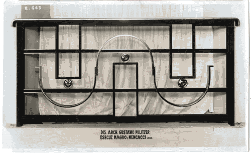 Image for Balaustra in ferro battuto sullo scalone d'onore