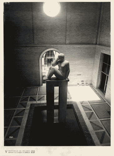 Image for V Triennale - Palazzo dell'Arte - Impluvium - Fontana di Leone Lodi e Mario Sironi