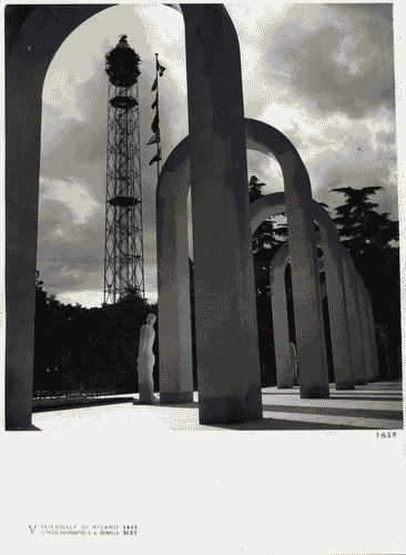 Image for V Triennale - Piazzale d'onore - Archi ornamentali di Mario Sironi