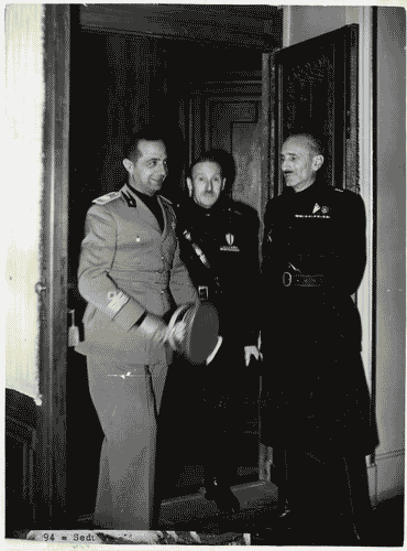 Image for VII Triennale - Seduta d'insediamento del Consiglio d'Amministrazione - Giuseppe Bottai - Giuseppe Bianchini - Gian Giacomo Gallarati Scotti