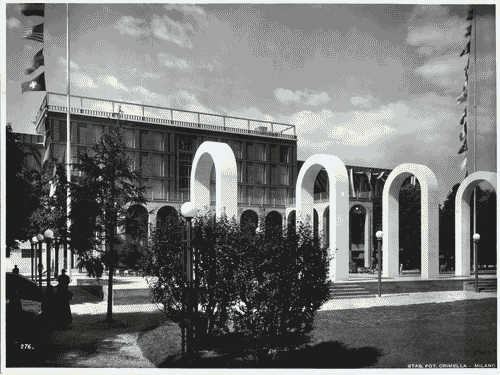 Image for V Triennale - Piazzale d'onore - Archi ornamentali di Mario Sironi