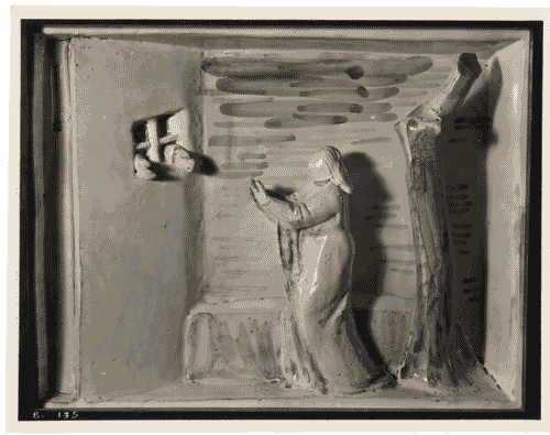 Image for IV Triennale - Galleria della ceramica - Formella in ceramica di Arturo Martini