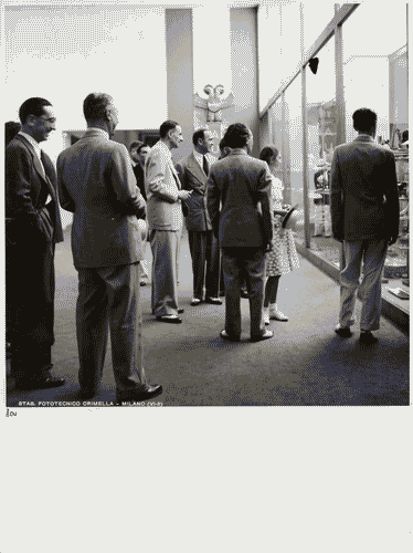 Image for VI Triennale - Visita del ministro della Cultura Popolare, Dino Alfieri - Giulio Barella - Giuseppe Pagano Pogatsching - Carlo Alberto Felice