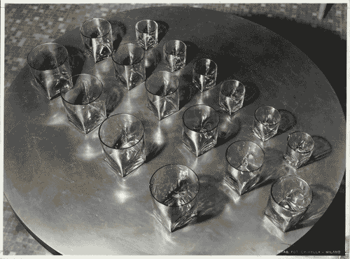 Image for VI Triennale - Galleria delle arti decorative e industriali - Servizio di bicchieri di cristallo