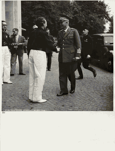 Image for VI Triennale - Visita di Pietro Badoglio - Giulio Barella - Giuseppe Pagano Pogatsching - Gian Giacomo Gallarati Scotti