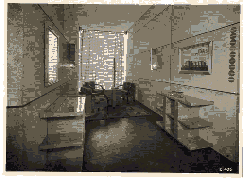 Image for IV Triennale - II Galleria dell'arredamento - Sala di attesa di Giuseppe Pagano e Gino Levi Montalcini