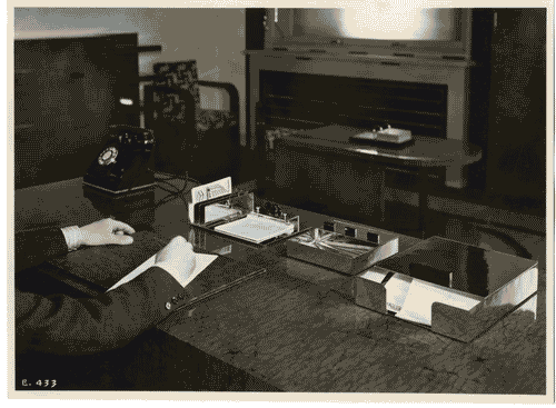 Image for IV Triennale - II Galleria dell'arredamento - Ufficio di presidente di Giuseppe Pagano e Gino Levi Montalcini