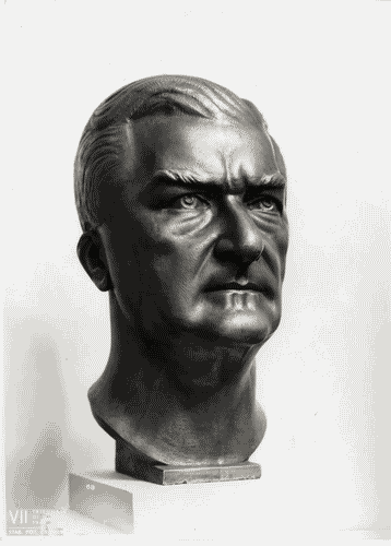 Image for VII Triennale - Sezione dell'Ungheria - Testa di bronzo del reggente Niccolò Horthy di Adalberto Ohman