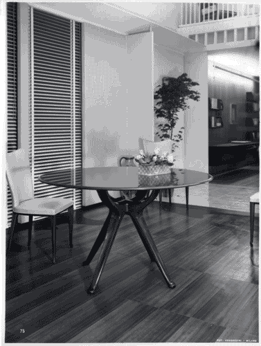 Image for IX Triennale - Arredamento e mobili isolati - Arredamenti composti - Sala da pranzo - Osvaldo Borsani