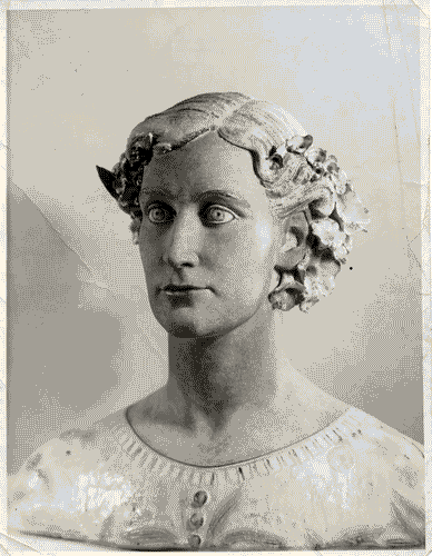 Image for V Triennale - Arti decorative e industriali - Mostre estere - Finlandia - Testa di maiolica di F. Holtzer