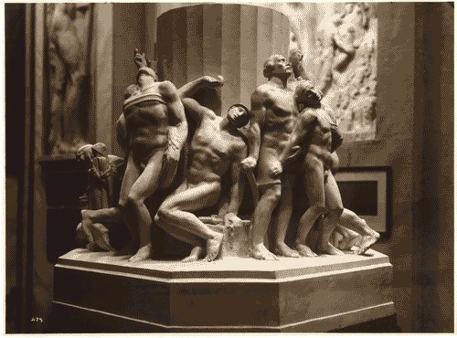 Image for II Biennale - Sezione ungherese - Sala del prof. Geza Maróti - Bozzetto in gesso del monumento "La colonna della Libertà"