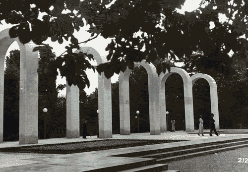 Image for V Triennale - Piazzale d'onore - Archi ornamentali di Mario Sironi