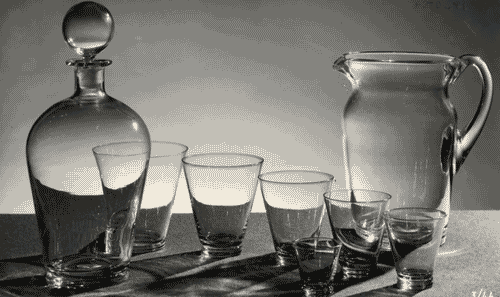 Image for IX Triennale - Padiglione del Vetro - Servizio in vetro