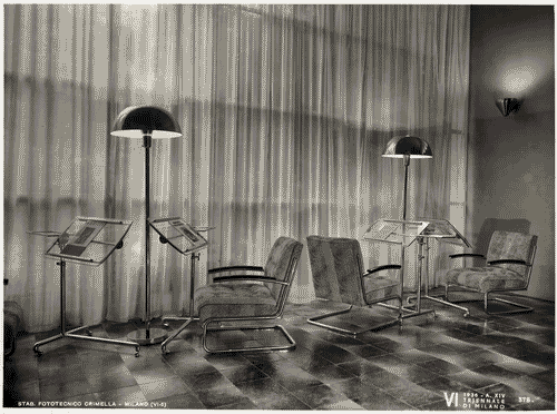 Image for VI Triennale - Padiglione nel parco Sempione - Mostra internazionale di architettura - Libreria d'arte