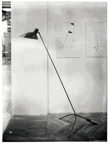 Image for IX Triennale - Sezione della Illuminazione - Lampada da terra - Vittoriano Viganò