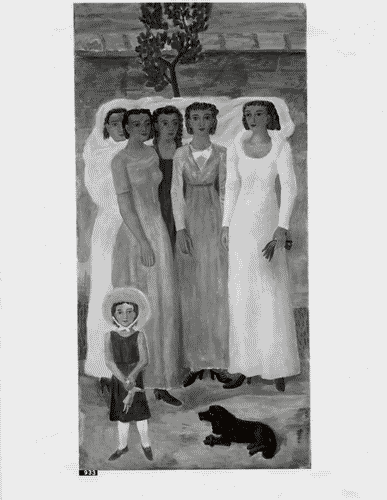 Image for VI Triennale - Padiglione nel parco Sempione. Mostra dell'abitazione - Alloggio n. 2: tipo di alloggio per quattro persone - Pittura murale di Gabriele Mucchi