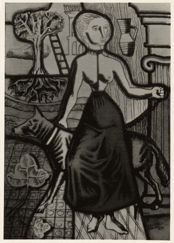 Image for Vetrata nella sala della bottega di Pietro chiesa nella galleria dei vetri