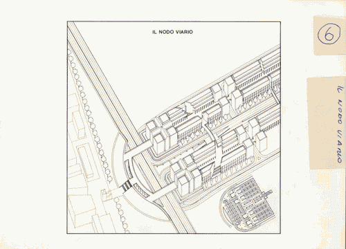 Image for Le città immaginate - Nove progetti per nove città. Sezione progettuale -Bologna (L'asse di via Stalingrado e il Fiera district) - Disegni di progetto del nodo viario