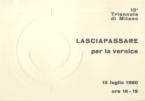 Image for Lasciapassare per la vernice con logo a impressione