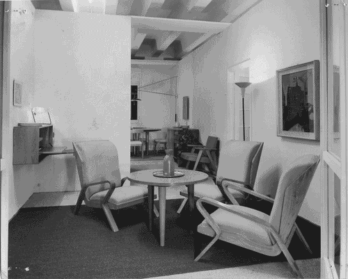 Image for X Triennale - Mostra della casa - Alloggio INCIS B - Soggiorno - Piero Bottoni - Leonardo Fiori - Augusto Piccoli