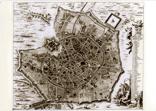 Image for XVI Triennale - Terzo ciclo - Conoscenza della città - La città rituale. La città e lo stato di Milano, nell'età dei Borromeo - Carta di Milano