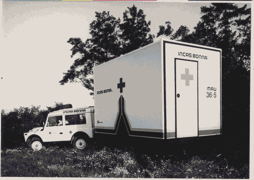 Image for Abitazioni per l'emergenza - Unità mobile chirurgica espandibile per emergenza (Incas Bonna)