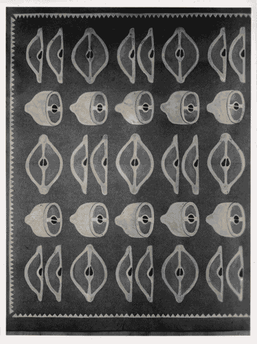 Image for VII Triennale - Mostra dei tessuti e dei ricami - Sezione dei merletti e dei ricami - Disegno per ricamo di Ugo Blasi