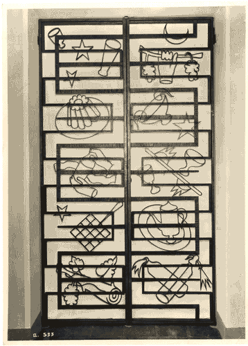 Image for IV Triennale - Ristorante - Cancello in ferro battuto di Tomaso Buzzi