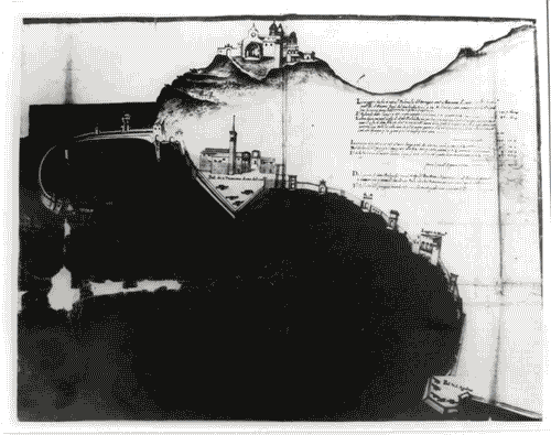 Image for Le città immaginate - Nove progetti per nove città. Sezione progettuale -Ancona (Una frontiera urbana da Vanvitelli a Vanvitelli) - Pianta del 1593di L. Ciamberlani