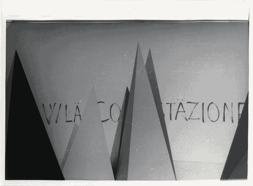 Image for XIV Triennale - Occupazione della Triennale - Palazzo dell'Arte - Sezione "L'intervento figurativo a grande scala"