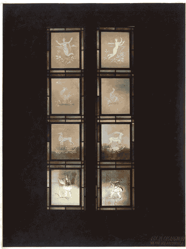 Image for II Biennale - Sezione della Germania - Sala 127 - Vetri molati su disegno di Walter Rössner