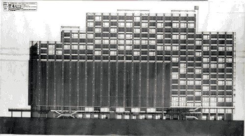 Image for XVI Triennale - Secondo ciclo - Il progetto di architettura - Architetture italiane degli anni '70 - Prospetto di edificio per residenze e uffici a Taranto di Luigi Piccinato