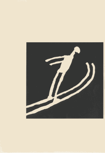 Image for XVIII Triennale - Partecipazioni internazionali - Norvegia. La rivitalizzazione delle radici culturali e delle tradizioni norvegesi - Pittogramma per le Olimpiadi invernali di Lillehammer