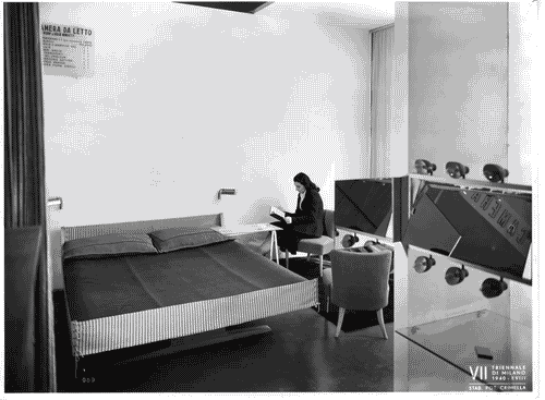 Image for VII Triennale - Mostra dei criteri della casa d'oggi - Camera da letto di Franco Albini e Giulio Minoletti