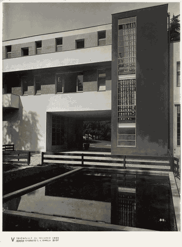 Image for V Triennale - Mostra dell'abitazione - Gruppo di elementi di case popolari di Enrico Griffini e Piero Bottoni