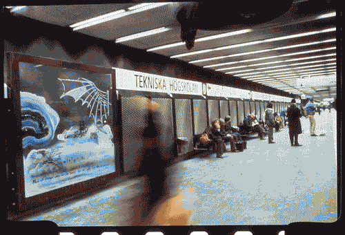 Image for XVII Triennale - Le città del mondo e il futuro delle metropoli - Partecipazioni internazionali - Sezione Svezia - Stoccolma - Stazione Tekniska Högskolan della Metropolitana di Stoccolma