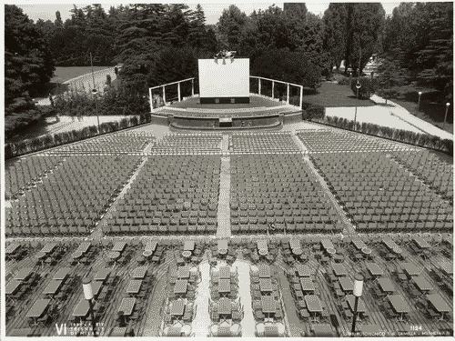 Image for VI Triennale - Parco Sempione - opere costruite. Teatro all'aperto di Eugenio Faludi - Piazzale d'onore