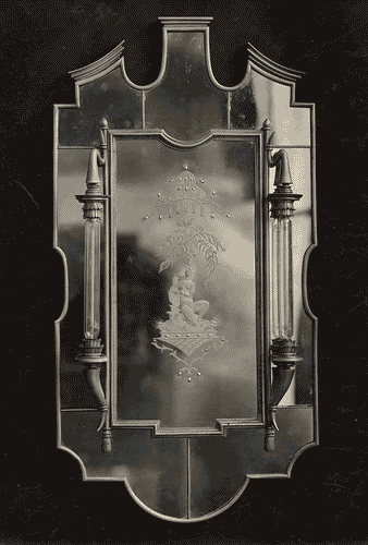 Image for III Biennale - Sala de Il Labirinto, particolari di arredamento - Specchio-lampada di Michele Marelli