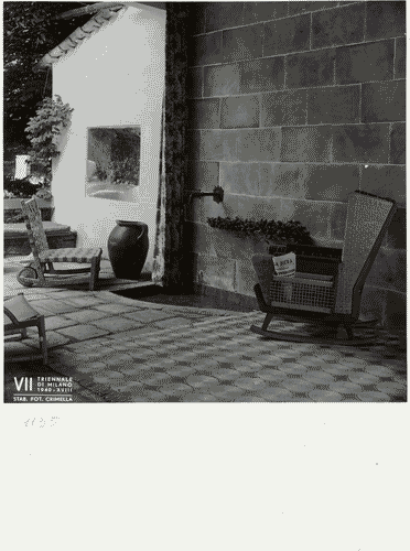 Image for VII Triennale - Sezione del giardino - Terrazze arredate - Terrazza di campagna