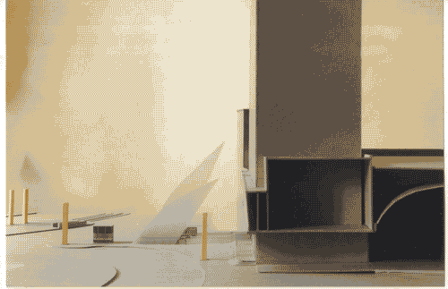 Image for XIX Triennale - Mostra introduttiva esterna - La Triennale nella città - "I codici della città, da piazza Cadorna al Palazzo dell'Arte" di Stefano Boeri e Cino Zucchi - Modello delle pensiline antistante le Ferrovie Nord