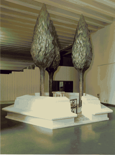 Image for Le città immaginate - Nove progetti per nove città. Sezione progettuale -Ingresso - Spazio di sosta, Salottino disegnato da David Palterer