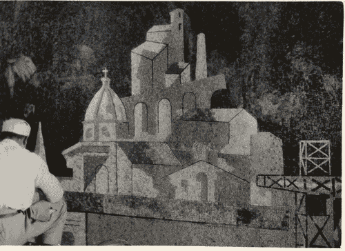 Image for V Triennale - Lavori di allestimento - Salone delle Cerimonie - Mosaico "Le arti" di Gino Severini