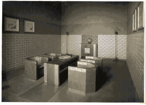 Image for III Biennale - Sala dell'atelier di Varedo di Gaetano Borsani - Salotto di Gino Maggioni