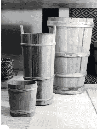 Image for XI Triennale - Mostra delle Produzioni popolari italiane - Scomparto della Toscana - Bigonce in legno