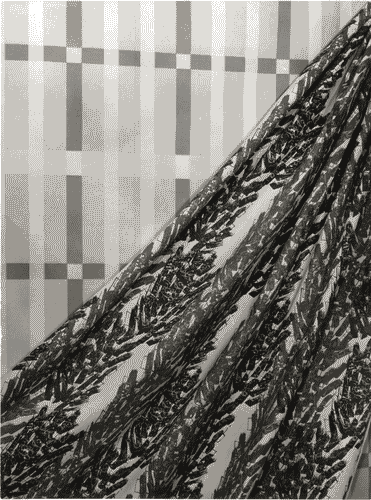 Image for XII Triennale - Sezione della Svezia - Tessuto "Staffetta" di Maj Nilsson- Tessuto "Carnevale" di Mona Björk