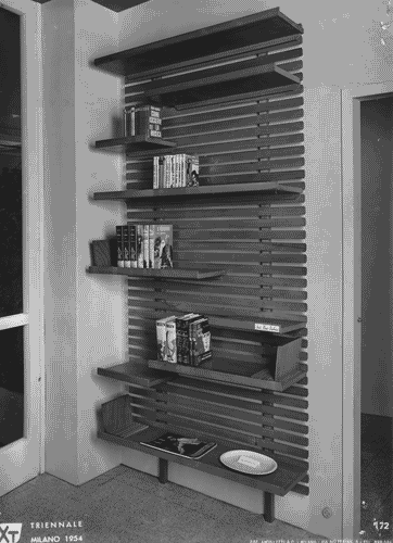 Image for X Triennale - Mostra della casa - Alloggio INCIS B - Libreria - Piero Bottoni - Leonardo Fiori - Augusto Piccoli
