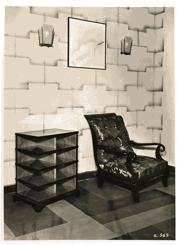 Image for IV Triennale - II Galleria dell'arredamento - Studio per un professionista di Virgilio Vallot