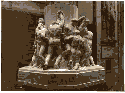 Image for II Biennale - Sezione ungherese - Sala del prof. Geza Maróti - Bozzetto in gesso del monumento "La colonna della Libertà"