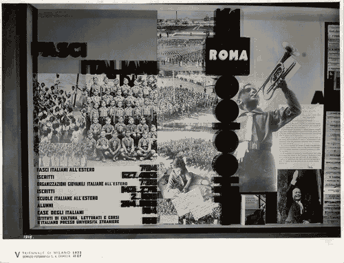 Image for V Triennale - Mostre nel parco - Padiglione della stampa - Stampa italiana contemporanea - Vetrina de I fasci italiani all'estero