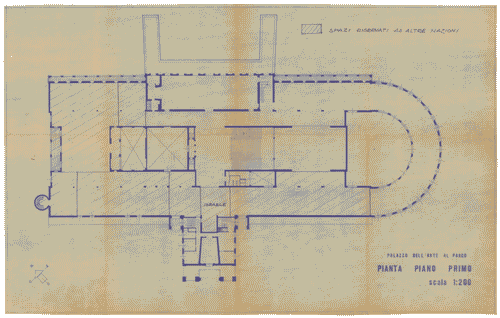 Image for Palazzo dell'Arte. Primo piano. In evidenza la sezione di Israele